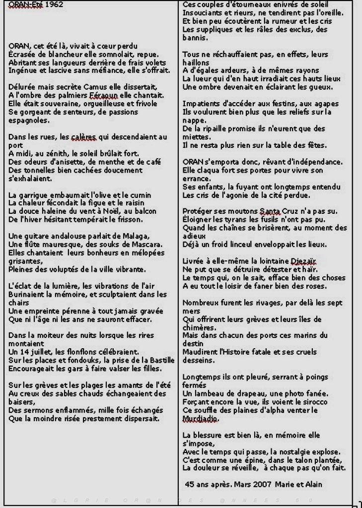 POEMES ORAN ETE 1962.JPG
